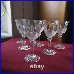 6 verre vin en cristal de saint louis modèle tommy signé H 13,8 cm
