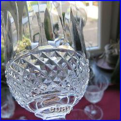 6 verres à bourgogne en cristal de saint louis modèle tommy H 17 cm