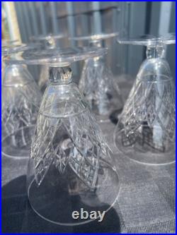 6 verres à eau cristal Saint Louis Astrid Art Déco
