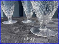 6 verres à eau cristal Saint Louis Astrid Art Déco