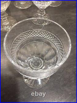 6 verres à eau cristal de St Louis Trianon 14 cm lot 2