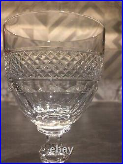 6 verres à eau cristal de St Louis Trianon 14 cm lot 2