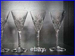6 verres a eau cristal taillé Saint ST Louis modèles Nelly 19,1 cm