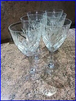 6 verres à eau en cristal Saint Louis modèle Chantilly