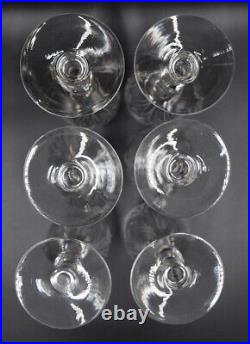 6 verres à eau en cristal de Saint Louis gravure 3216 service Talma série n°2