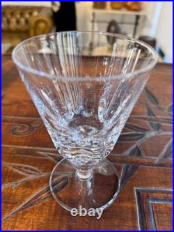 6 verres à eau en cristal de Saint-Louis modèle Jersey France 14,5cm Non Signés
