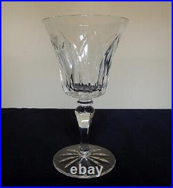 6 verres à eau en cristal de St Louis, modèle Camargue 15,4cm signés