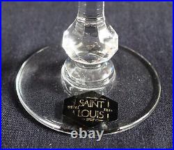 6 verres à eau en cristal de St Louis, modèle Cléo 16,1cm signés NEUFS étiquette