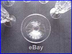 6 verres à eau en cristal de baccarat saint louis lot 1