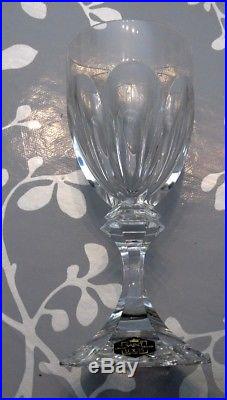 6 verres a eau en cristal de saint louis modèle Chambord estampillés