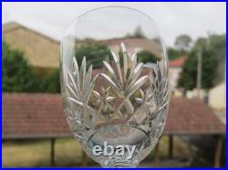 6 verres à eau en cristal de saint louis modèle Massenet lot B