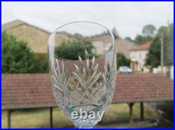 6 verres à eau en cristal de saint louis modèle Massenet lot B