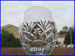6 verres à eau en cristal de saint louis modèle Massenet lot B
