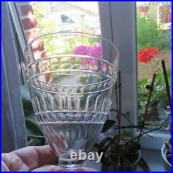6 verres a eau en cristal de saint louis modèle cévennes taille 452