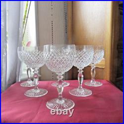 6 verres a eau en cristal de saint louis modèle tacite H 17 cm 6 verres a eau en cristal de saint louis modèle tacite H 17 cm