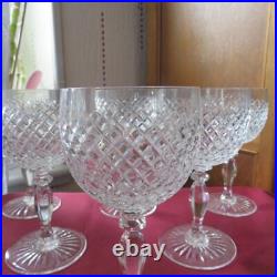 6 verres a eau en cristal de saint louis modèle tacite H 17 cm 6 verres a eau en cristal de saint louis modèle tacite H 17 cm