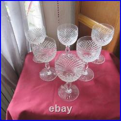 6 verres a eau en cristal de saint louis modèle tacite H 17 cm 6 verres a eau en cristal de saint louis modèle tacite H 17 cm