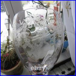 6 verres a eau en cristal saint louis modèle bartholdi gravé H 17 cm 6 verres a eau en cristal saint louis modèle bartholdi gravé H 17 cm