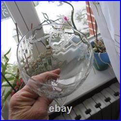 6 verres a eau en cristal saint louis modèle bartholdi gravé H 17 cm