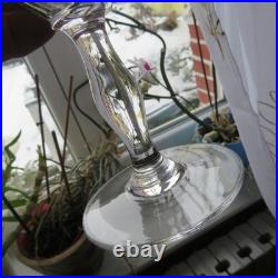 6 verres a eau en cristal saint louis modèle bartholdi gravé H 17 cm