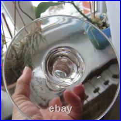 6 verres a eau en cristal saint louis modèle bartholdi gravé H 17 cm