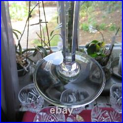 6 verres a eau en cristal saint louis modèle chantilly H 17,6 non signé L 5
