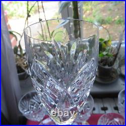 6 verres a eau en cristal saint louis modèle chantilly H 17,6 signé L 1