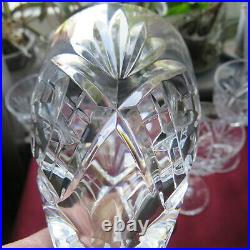 6 verres a eau en cristal saint louis modèle chantilly H 18,5 cm signé lot 1
