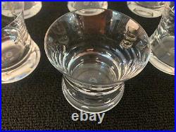 6 verres à eau modèle Cosmos en cristal de Saint Louis (prix à la pièce)