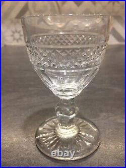 6 verres à liqueur cristal St Louis modèle Trianon 10 cm lot 2