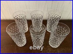 6 verres à orangeade Bubble en cristal de Saint Louis (prix à la pièce) 6 verres à orangeade Bubble en cristal de Saint Louis (prix à la pièce)