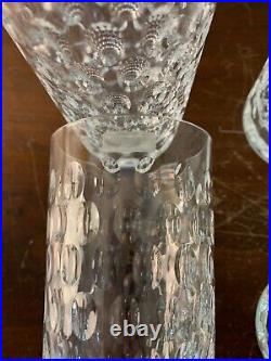 6 verres à orangeade Bubble en cristal de Saint Louis (prix à la pièce)