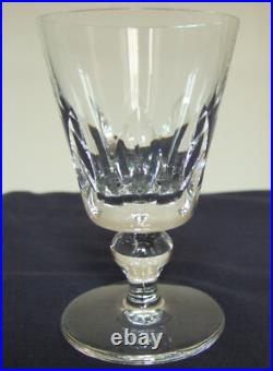 6 verres à porto cristal de St Louis modèle Jersey 10,5cm signés 6 verres à porto cristal de St Louis modèle Jersey 10,5cm signés