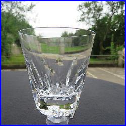 6 verres à porto en cristal de saint louis jersey pour le paquebot France H 10cm