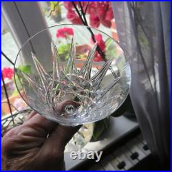 6 verres à porto en cristal de saint louis modèle Tarn signé H 12,9 cm