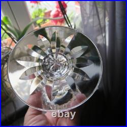 6 verres à porto en cristal de saint louis modèle Tarn signé H 12,9 cm