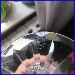 6 verres à porto en cristal de saint louis modèle Tarn signé H 12,9 cm