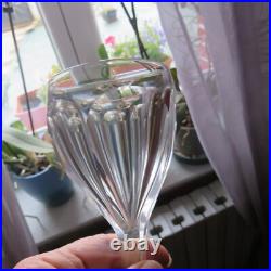6 verres a porto en cristal de saint louis modèle joseph H 14 cm