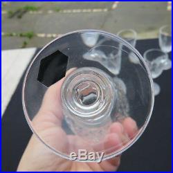 6 verres a vin N 4 en cristal de saint louis modèle Massenet H 13 cm