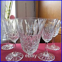 6 verres à vin blanc en cristal de saint louis modèle Tarn signé H 13,8 cm /2