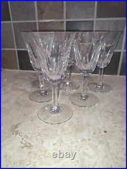 6 verres à vin cristal de Saint Louis modèle Cerdagne 14cm