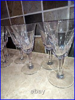 6 verres à vin cristal de Saint Louis modèle Cerdagne 14cm