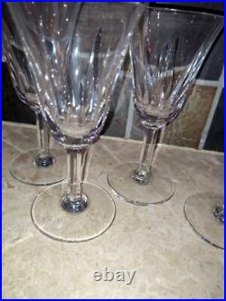 6 verres à vin cristal de Saint Louis modèle Cerdagne 14cm