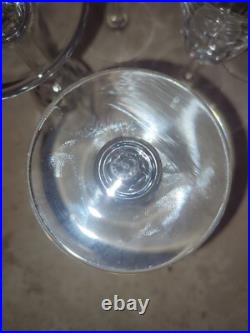 6 verres à vin cristal de Saint Louis modèle Cerdagne 14cm