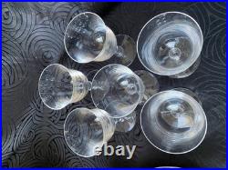 6 verres à vin cristal de Saint Louis modèle Manet (2)