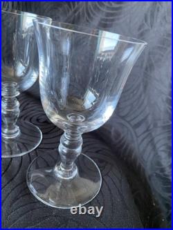 6 verres à vin cristal de Saint Louis modèle Manet (2)