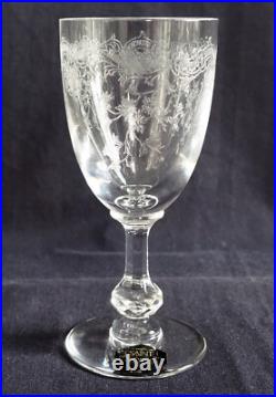 6 verres à vin cristal de St Louis modèle Cléo 13,1cm signés 6 verres à vin cristal de St Louis modèle Cléo 13,1cm signés