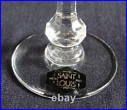6 verres à vin cristal de St Louis modèle Cléo 13,1cm signés 6 verres à vin cristal de St Louis modèle Cléo 13,1cm signés