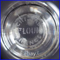 6 verres à vin cristal de St Louis modèle Cléo 13,1cm signés 6 verres à vin cristal de St Louis modèle Cléo 13,1cm signés