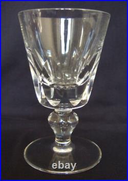 6 verres à vin cristal de St Louis modèle Jersey 11,2cm signés